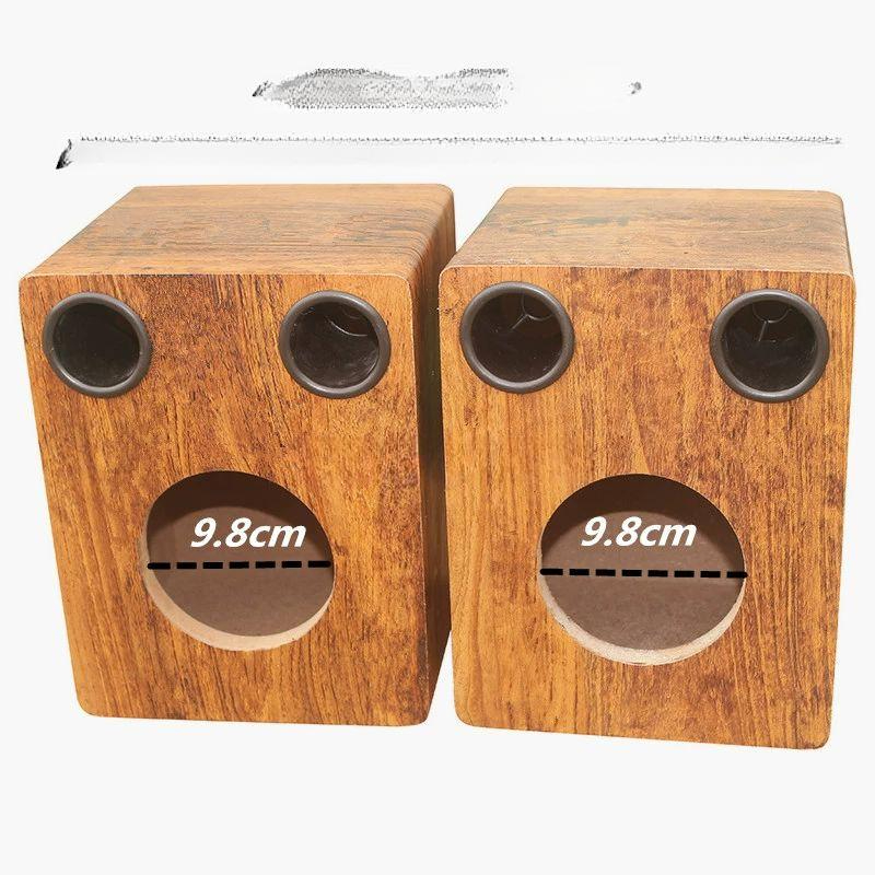케이스 우드 우퍼 보관함 음향 튜닝 앰버튼 서브우퍼 8인치 P 구멍18.3cm 2개 단일 스피커 범용 - 상품 이미지