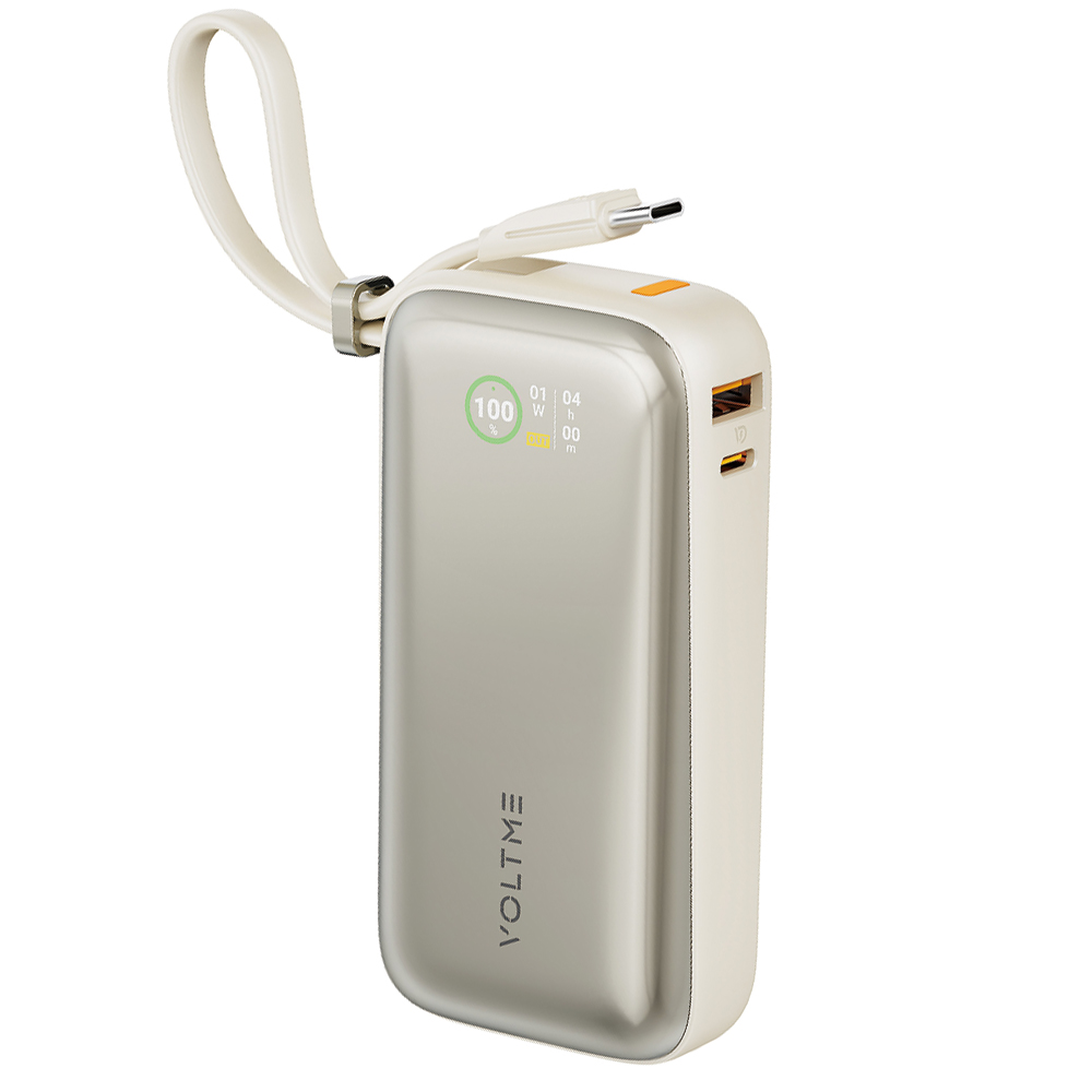 볼트미 하이퍼코어Z 보조배터리 PD PPS 35W CCC 3C 인증 인쇄 10000mAh, 샴페인 - 상품 이미지