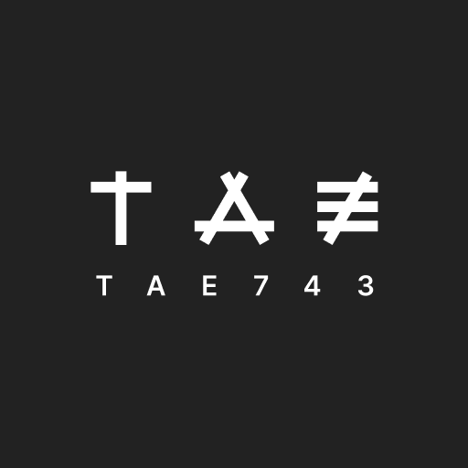 TAE743 스토어 로고