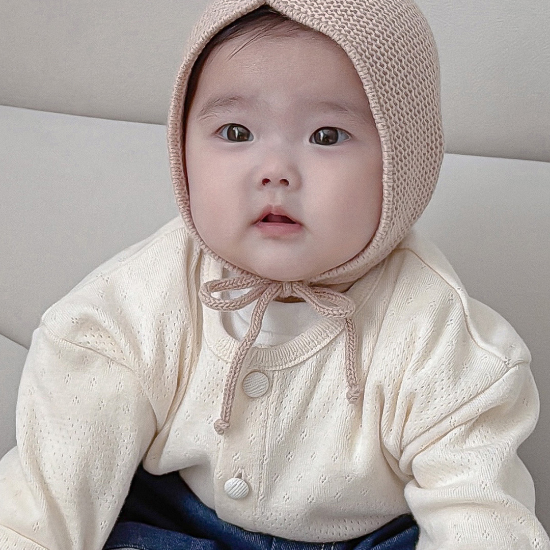 유아 간절기 나들이 여행 에센셜 펀칭 가디건 - 상세 이미지 4