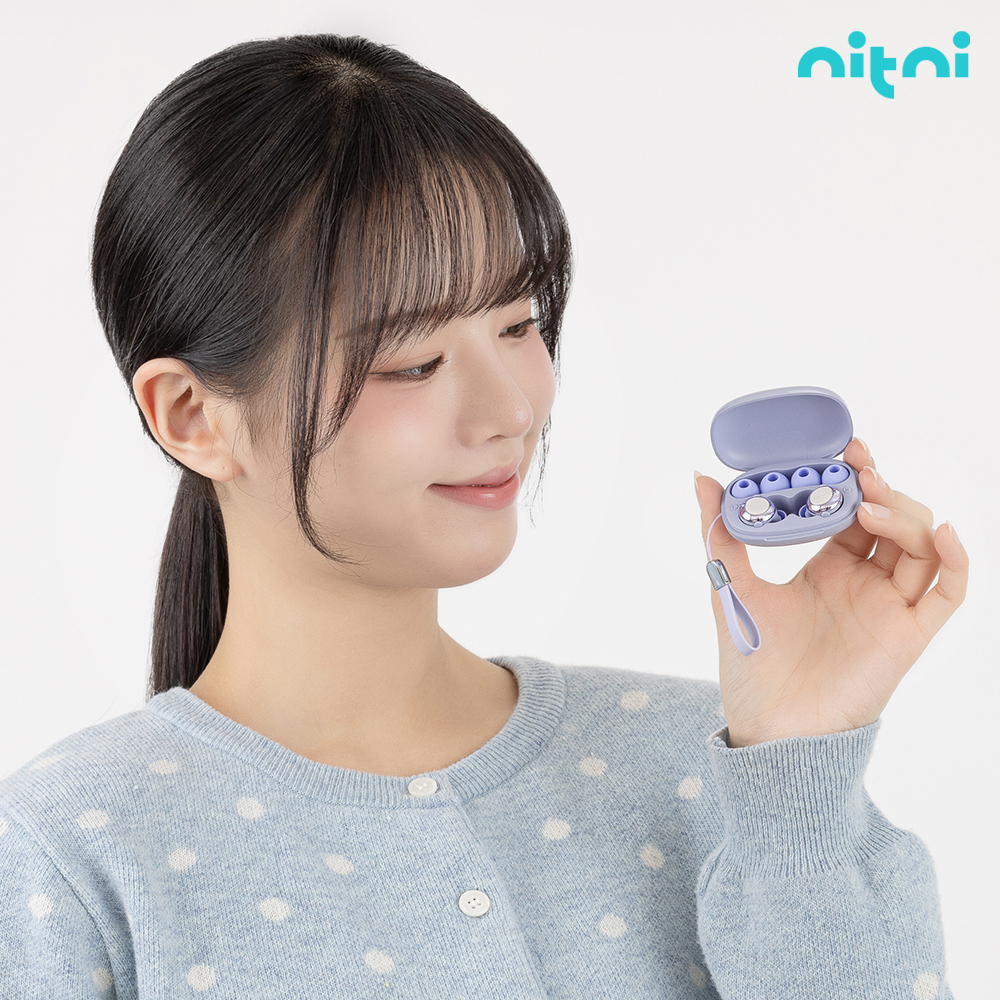 니트니 이어플러그 수면 귀마개 코골이 소음방지 독서 군인 비행기 사일런트버즈 - 상세 이미지 2