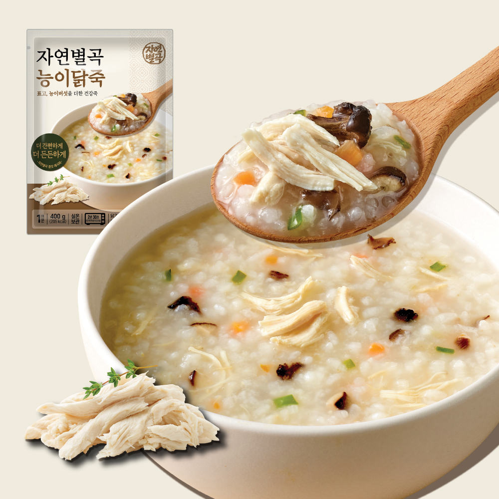 자연별곡 죽 3종 10팩 세트(소고기버섯죽4+ 단호박죽3+능이닭죽3) - 상세 이미지 2