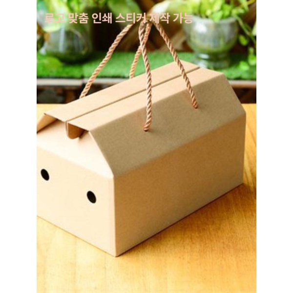 프리미엄 사과포장박스 고급 30개 배 3칸 크래프트 박스 0.5-1.5kg 과일포장박스 대용량 3칸 크래프트 박스 0.5-1.5kg - 상세 이미지 2