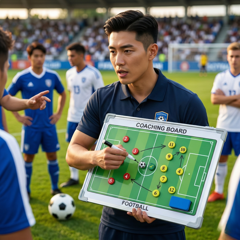 휴대용 간편 지퍼형 자석 전술판 축구 풋살 상황판 굿스코아 골때녀 - 상세 이미지 5