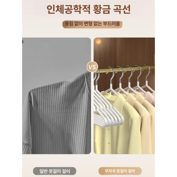 프리미엄 논슬립 방지 대형 건조 행거 빨래대 두꺼운 기숙사용 체리블라썸핑크 초두꺼운논슬립 A 5개 체리블라썸핑크 초두꺼운논슬립 A 5개 - 상세 이미지 4
