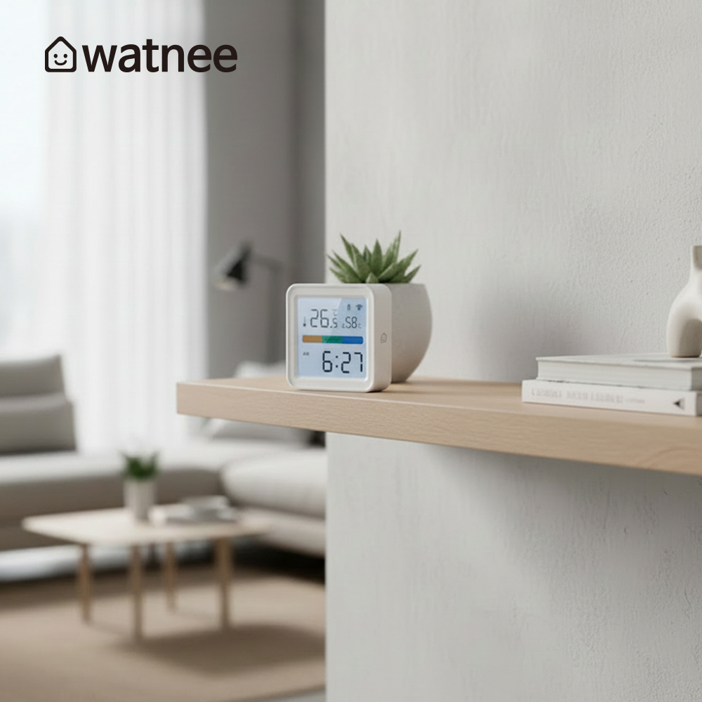 watnee 스마트 온습도계 신생아 아기 디지털 온도계 습도계 센서 IoT 와이파이 이미지 8