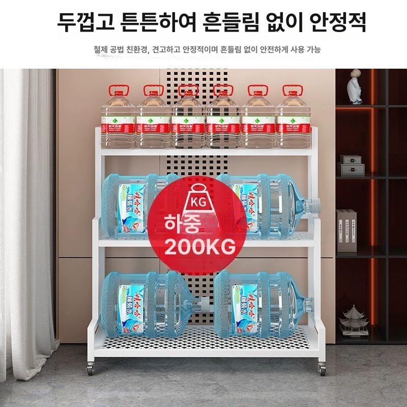 화분 진열대 접이식 이동식 정리대 다육이 난간 걸이대 4단 60 x 40x156 블랙 - 상세 이미지 3