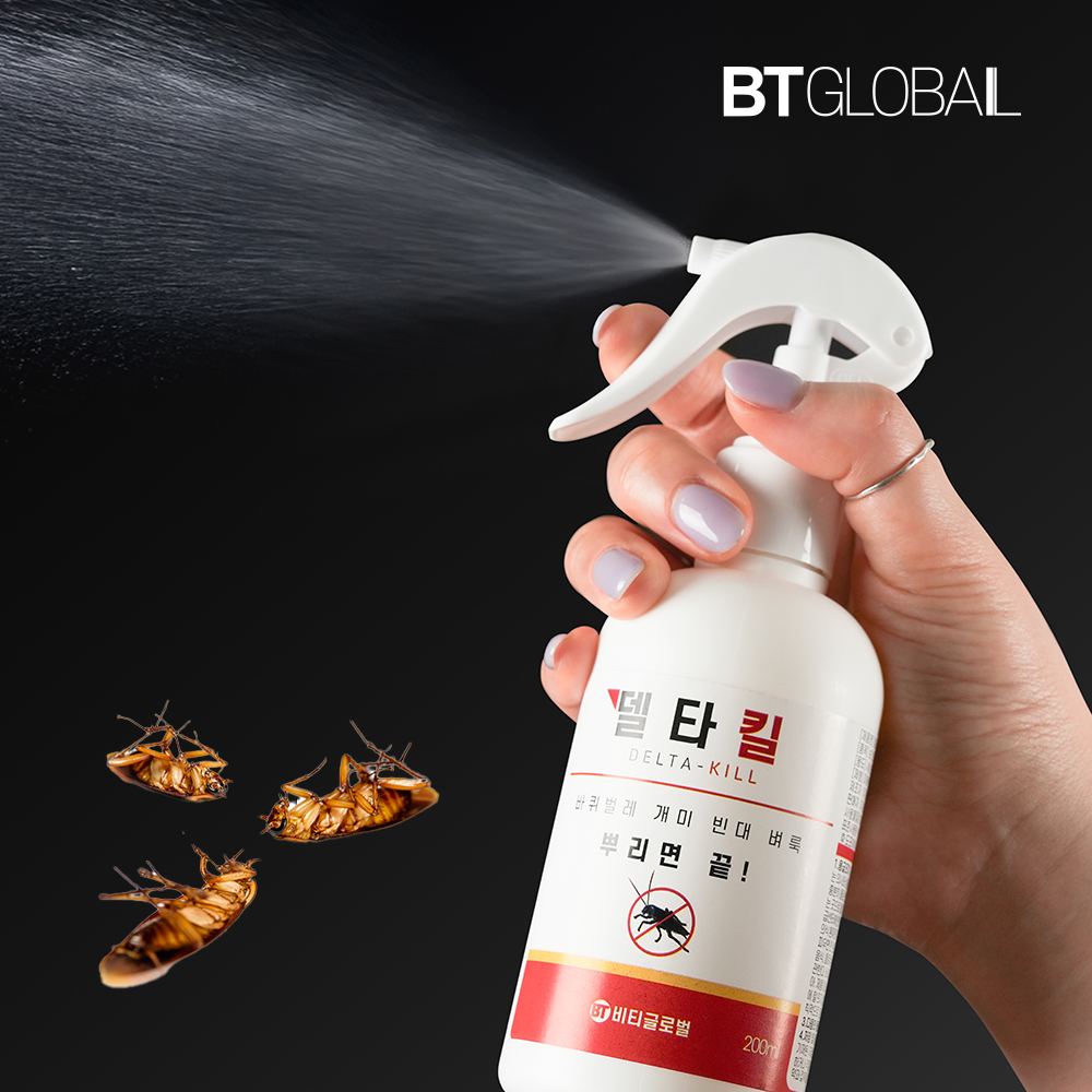 델타킬 200ml 벌레 퇴치제 빈대 러브버그 베드버그 퇴치 약 바퀴벌레 지네 개미 좀벌레 진드기 초파리 살충제 벼룩 나방파리 모기퇴치제 트랩 권연벌레 먼지다듬이 모기약 퇴치법 — 어떤 해충까지 잡아주나요?