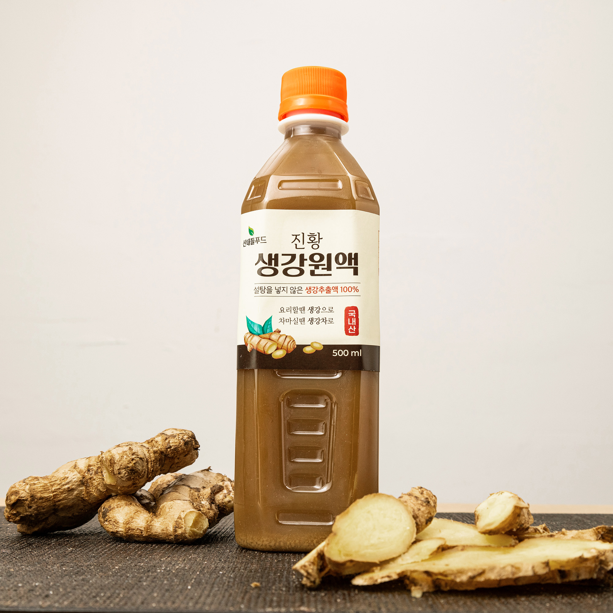 산내들푸드 무설탕 국산 진저샷 생강청 생강원액 1kg, 1개 이미지 3