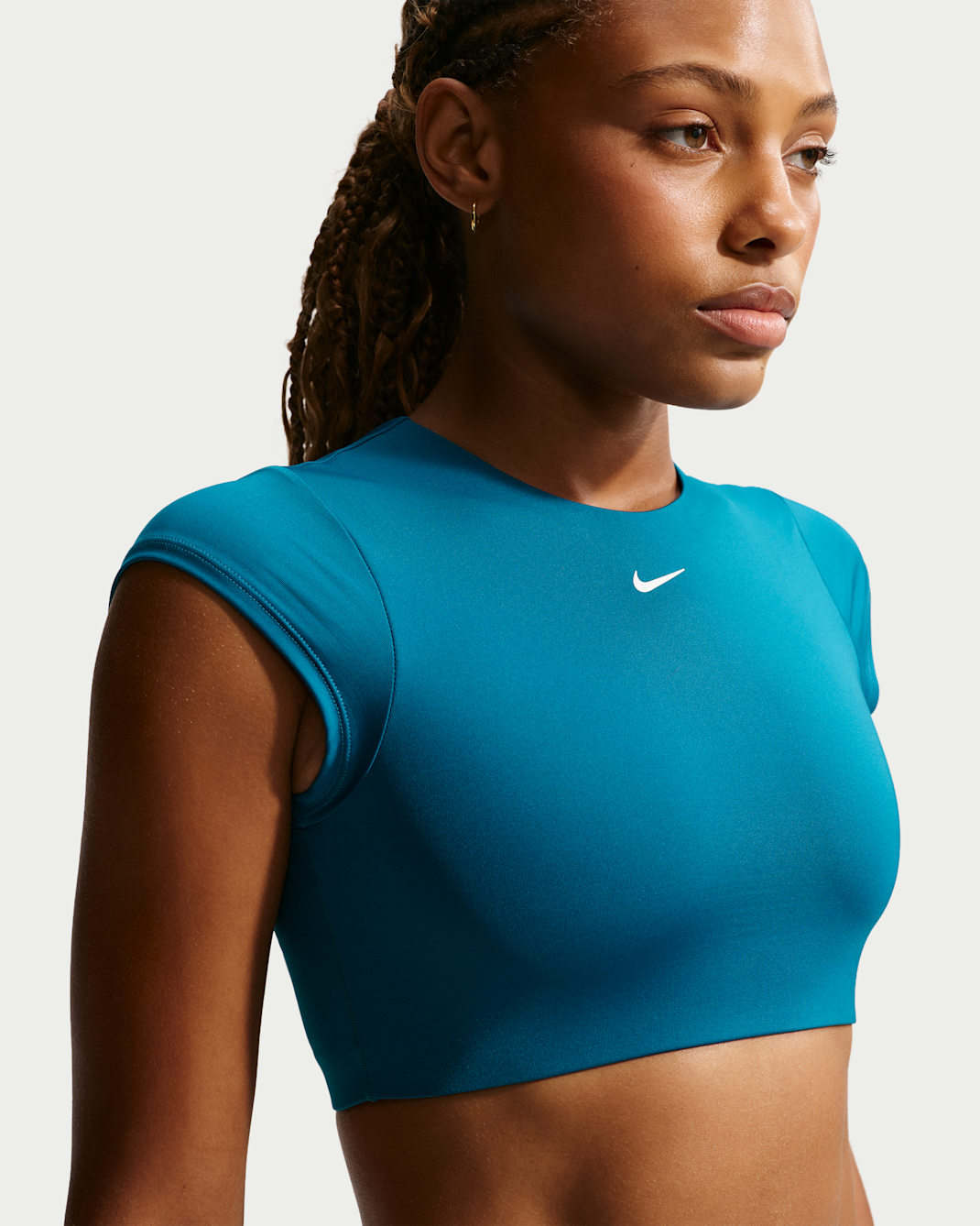Nike Swim 에센셜 크롭 스윔탑 이미지 8