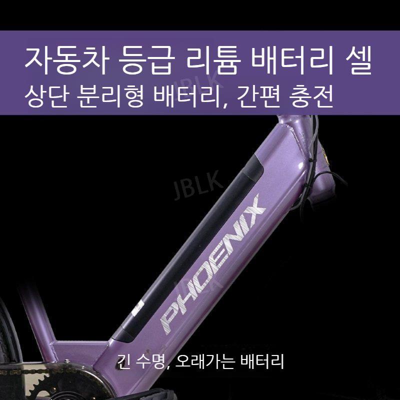 페달리움 클래식 전기자전거 26인치 출퇴근용 감성 자토바이 빈티지 36V - 상세 이미지 2