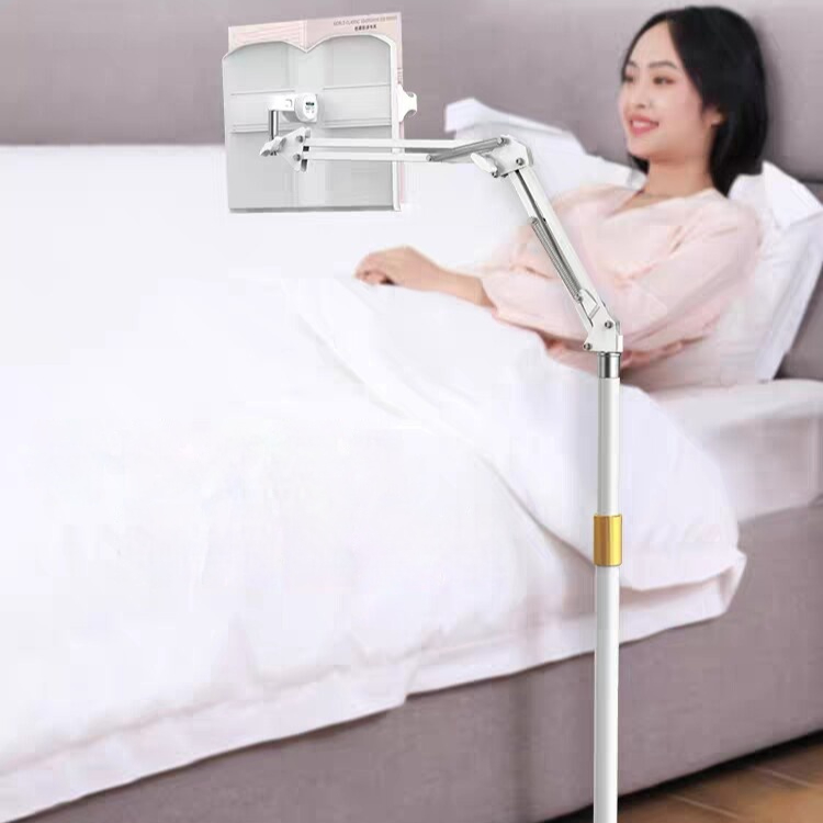 높이조절 독서대 책 거치대 필기용 눕서대 휴대용 독서용품 화이트바닥형 탁상형 겸용 독서책장 - 상세 이미지 2