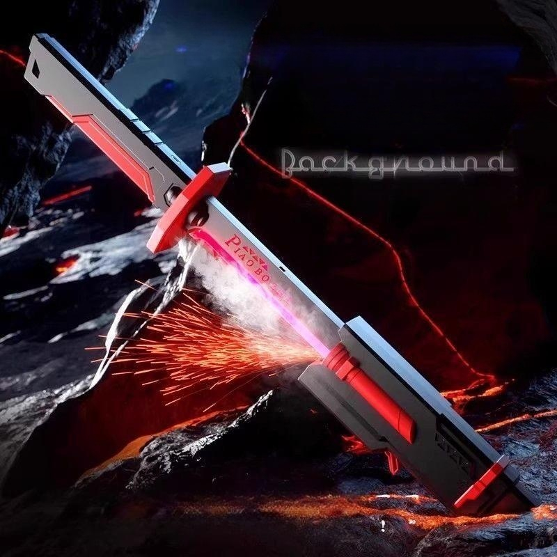 스파크 소드 LED 발광 광선검 선물 사무라이 불꽃 무대 소품 코스프레 46cm 브라이트 플레임 오렌지 45개 - 상세 이미지 5