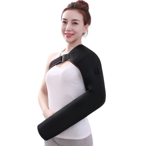 최적화 온열찜질 다용도 찜질 전기 프리사이즈 어깨 보호 테니스 엘보용 원적외선 5V 5V 어깨 보호 프리사이즈 - 상품 이미지