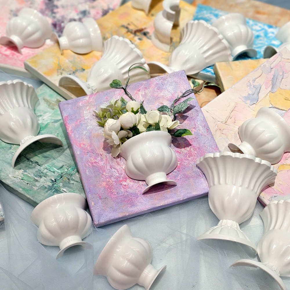DIY 명화 그리기 유화 백드롭 페인팅 풍경화 화병 꽃 취미 키트 그림 액자 - 상품 이미지