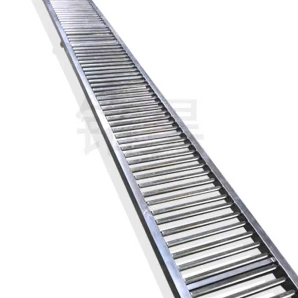 상하차 롤러 창고 무동력 사다리 롤라컨베이어 화물차 3m 폭 40mm - 상품 이미지