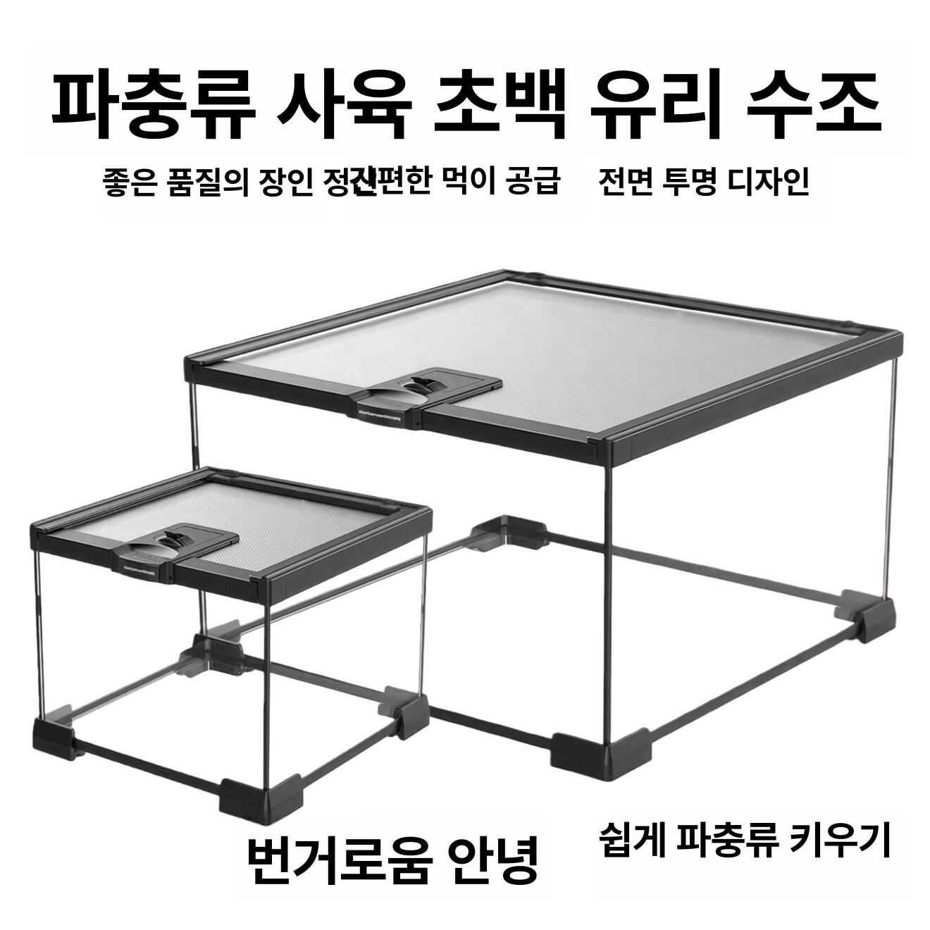 도마뱀 아크릴 사육장 하우스 크리스티드게코 육지거북이 30x20x15cm/BT04 - 상세 이미지 2