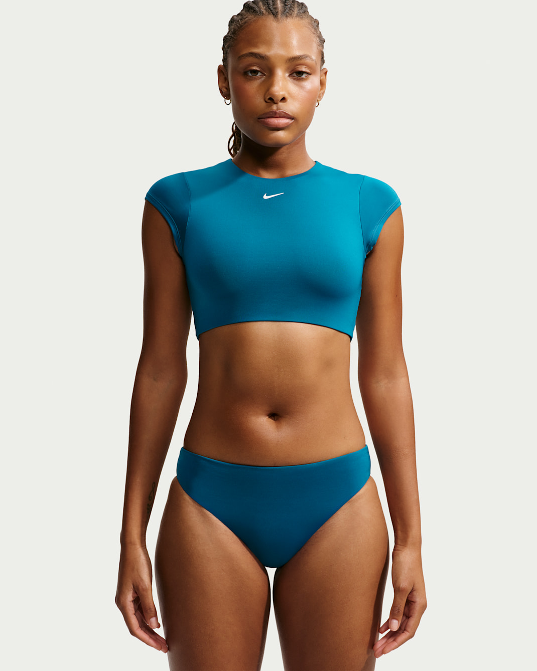 Nike Swim 에센셜 크롭 스윔탑 이미지 7