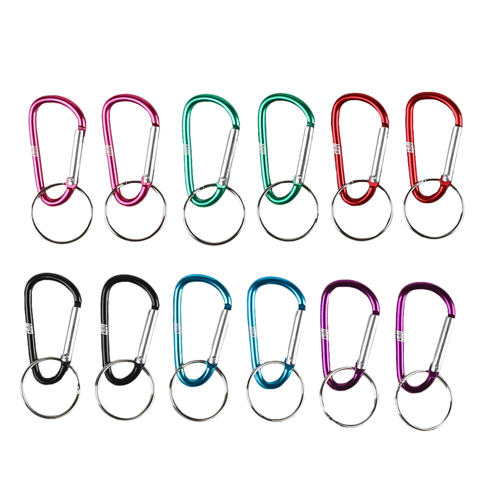 케이디와이 카라 비너 세트 12Pcs 원터치타입 KKB-2545O - 상세 이미지 2