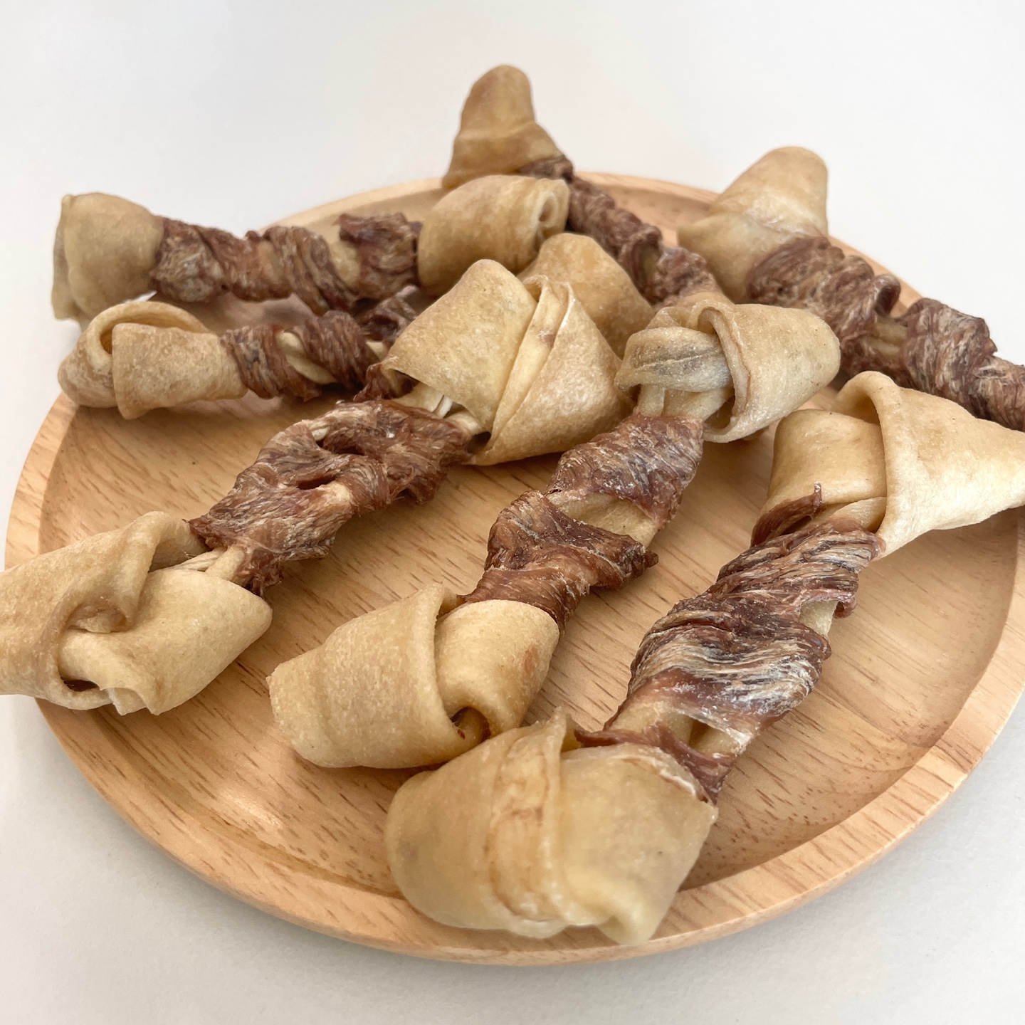 강아지 오래먹는 개껌 치석제거 덴탈껌 우피껌 오리꽈배기, 100g, 1개 - 상세 이미지 4