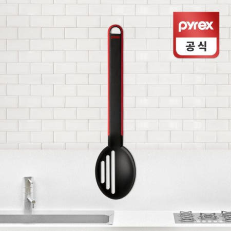 [코렐브랜드]나일론국자 코렐 파이렉스 슬랏 믹싱 스푼