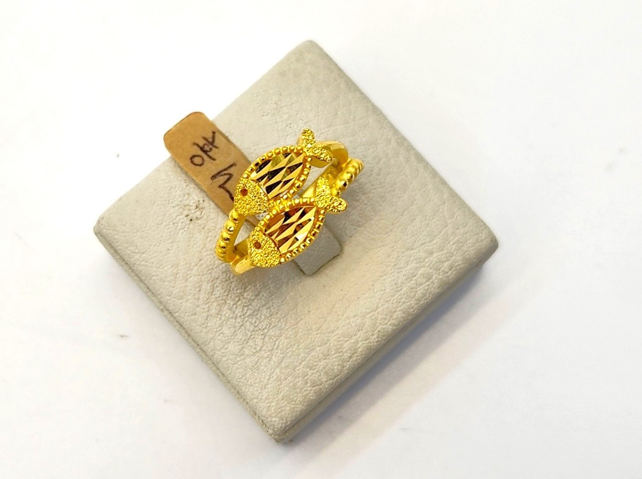 24K 순금 7.5g(2) 물고기 컷팅 재물운 금 반지 - 상세 이미지 4