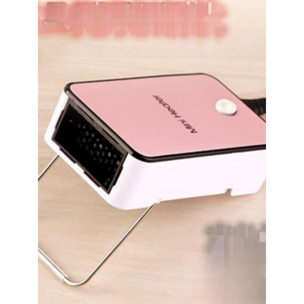 초강력 미니 온풍기 휴대용 라디에이터 탁상용 1초 히터 핑크 130W 저전력 초저소음 절전 핑크 130W 저전력 초저소음 절전 - 상품 이미지