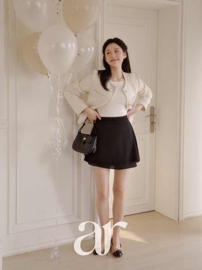 [자체제작] (MADE) A라인 레이어드 미니 스커트 sk7607 이미지 3
