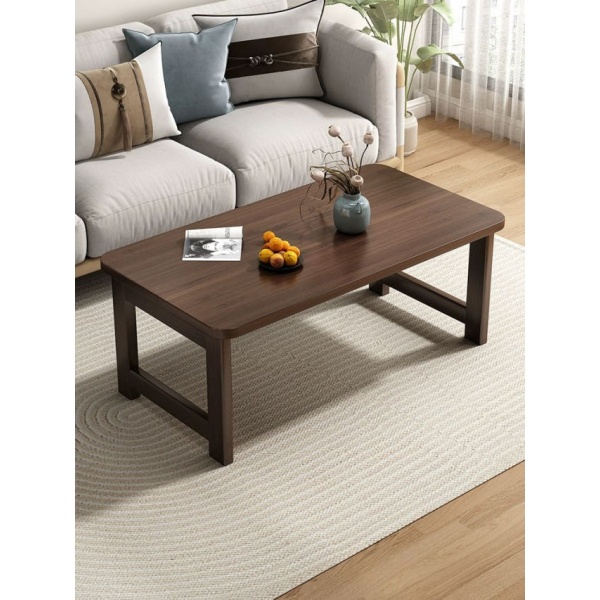 모던 세라믹 블랙월넛 타원형 소파테이블 좌식식탁 접이식 70 x 40x40 블랙월넛 70 x 40x40 - 상품 이미지