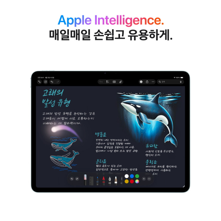 애플 아이패드 에어 11 M4 WiFi 스타라이트, 256GB, WiFi전용