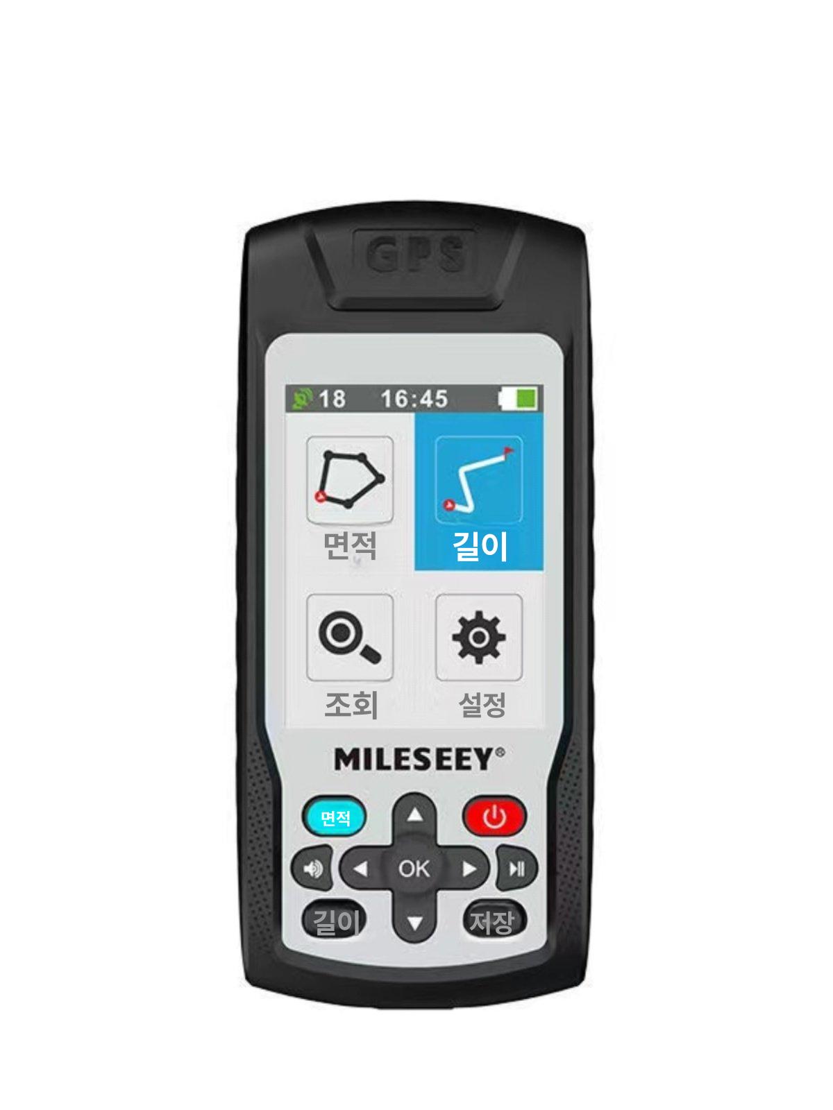 면적측정기 토지 토목 농지 gps 위성 거리 측량기 산업용 고정밀 계측 넓이 토양 좌표 - 상품 이미지