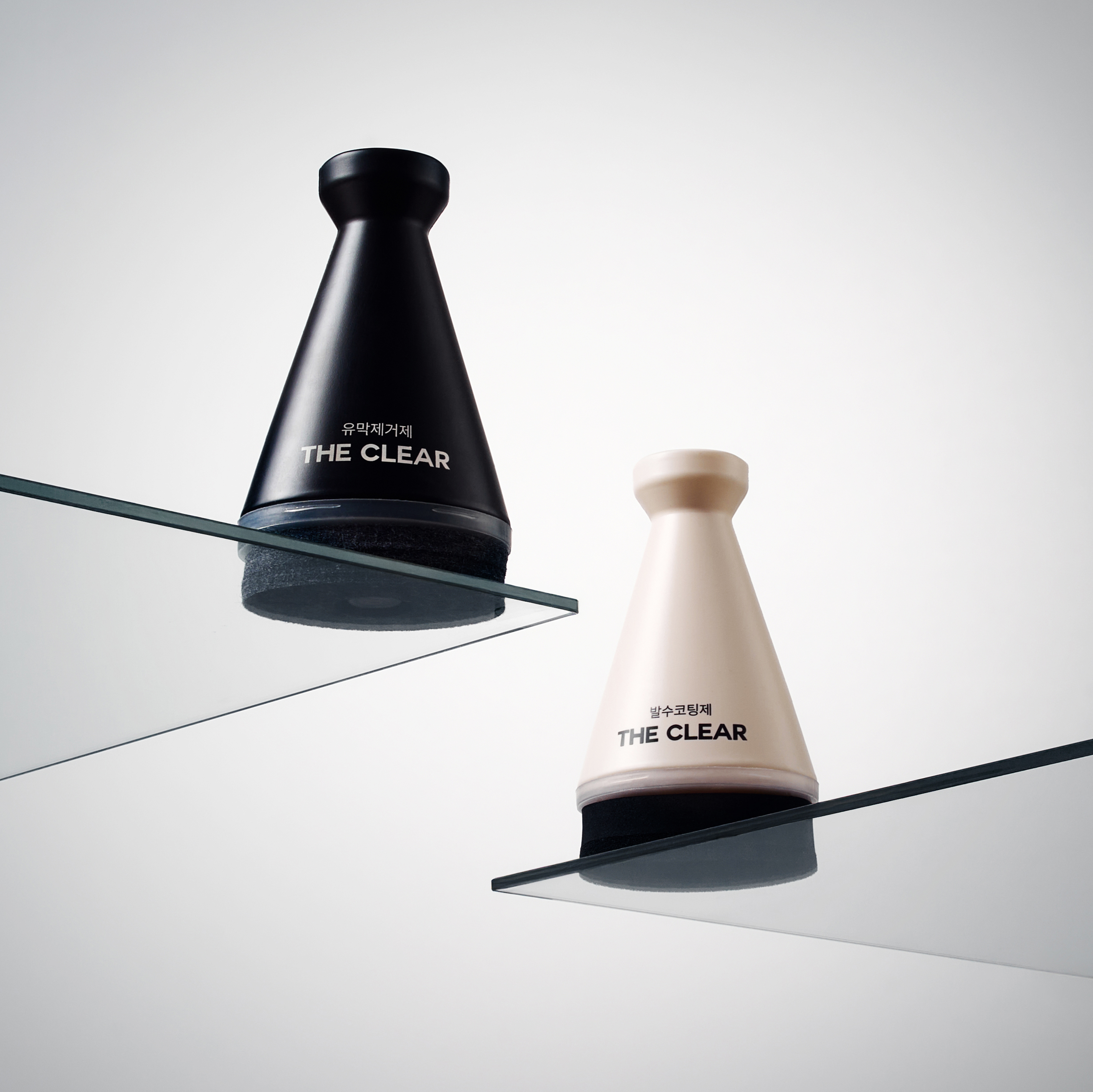 벤딕트 유막제거제 방법 자동차 유리 산화세륨 유막제거+발수코팅 130ML 세트 더클리어 제품 이미지