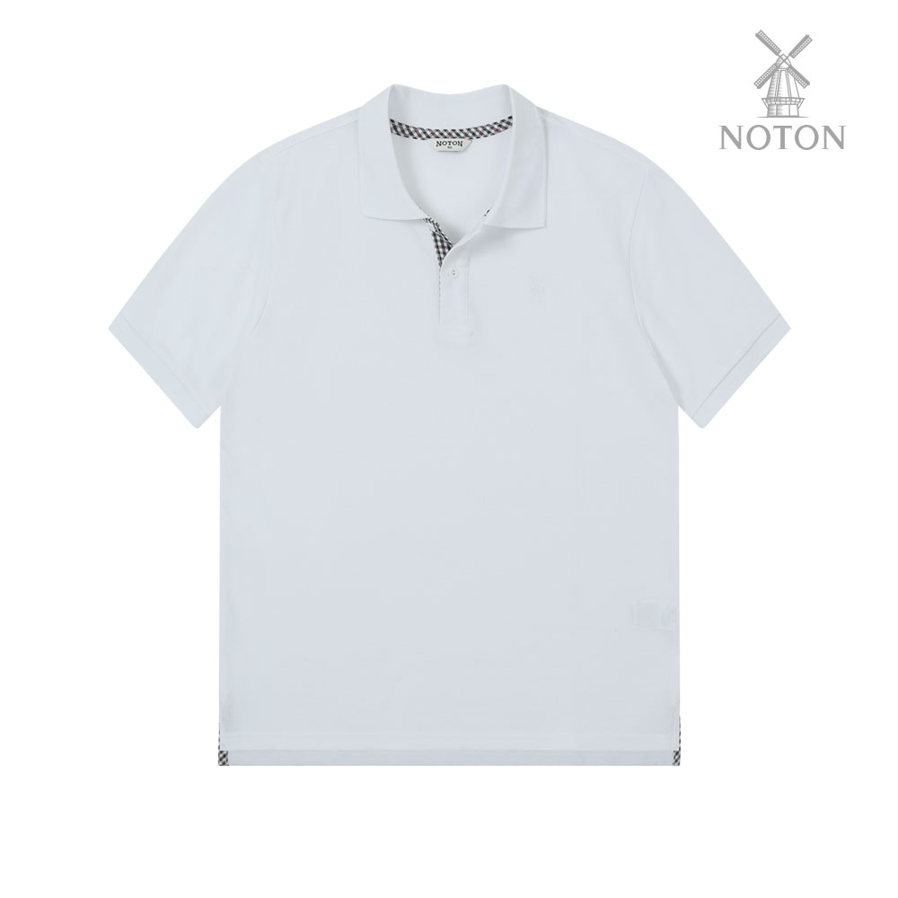 NOTON 남성 피케 카라 반팔 티셔츠 - 상세 이미지 5