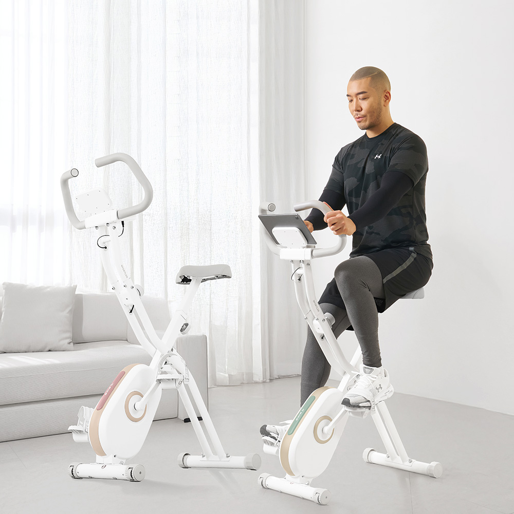 숀리 엑스바이크 E4A 메타 실내자전거 접이식 바이크 즈위프트 가정용 헬스 사이클 운동기구 이미지 4