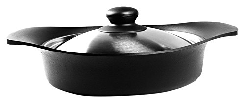 야나기소리 남부 철기 얕은형 철냄비 일본제 스테인리스 뚜껑 포함 IH 대응