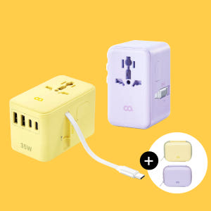 오아 포켓롤 해외 여행용 5포트 PD 35W 초고속충전 멀티 어댑터 실사용 후기 | 효과 있을까? - 상품 이미지 1