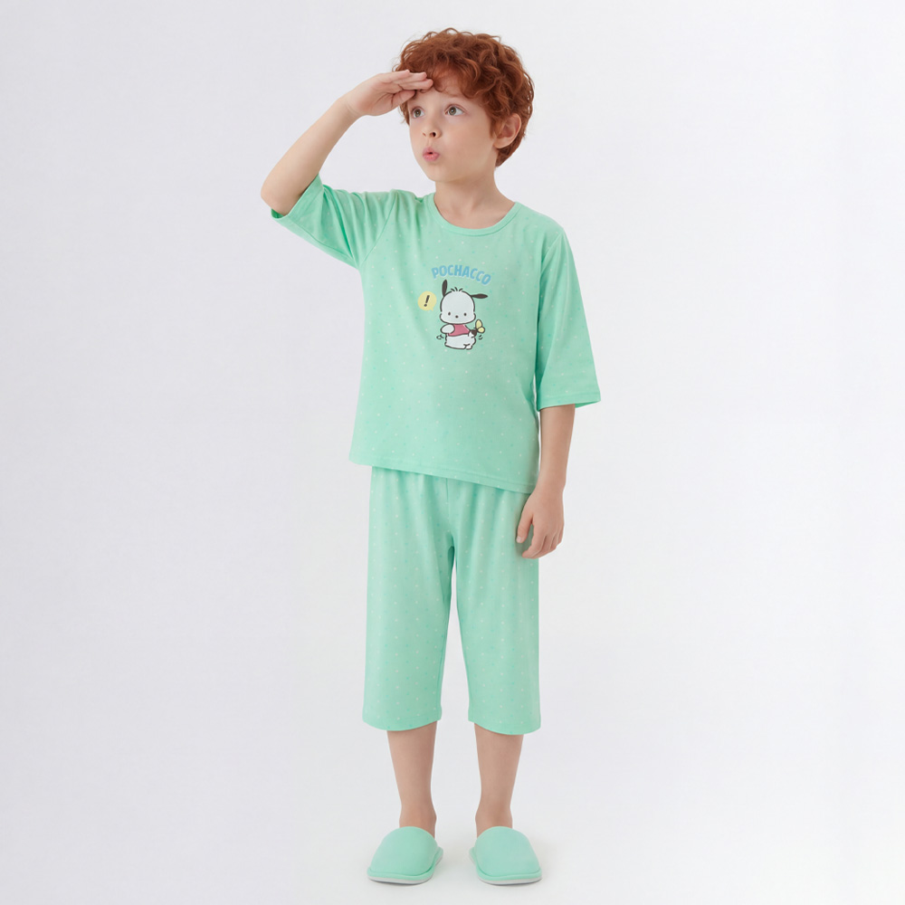 산리오 상하복 키즈 유아 7부 상하세트 아동복 셋업 시나모롤 이미지 7
