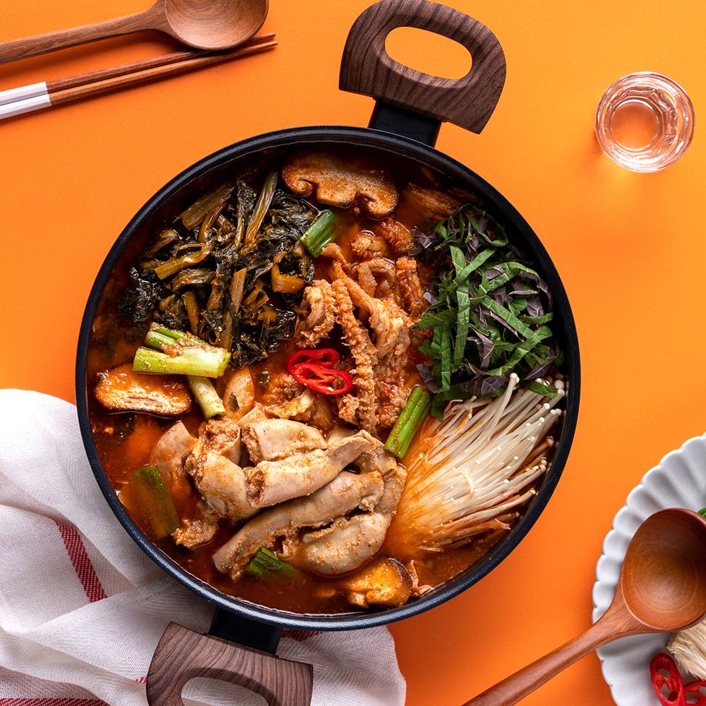 자연가득 무청 시래기 소곱창전골 1kg - 상품 이미지