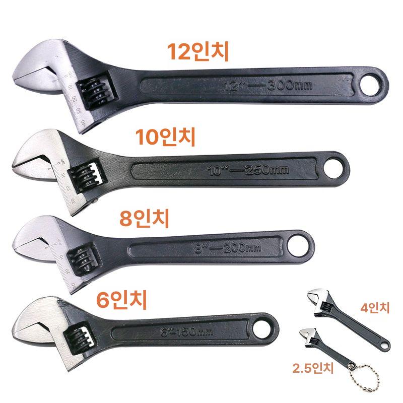 초소형 미니 몽키스패너 스페너 멍키 로보스터 2.5인치 블랙 - 상세 이미지 4