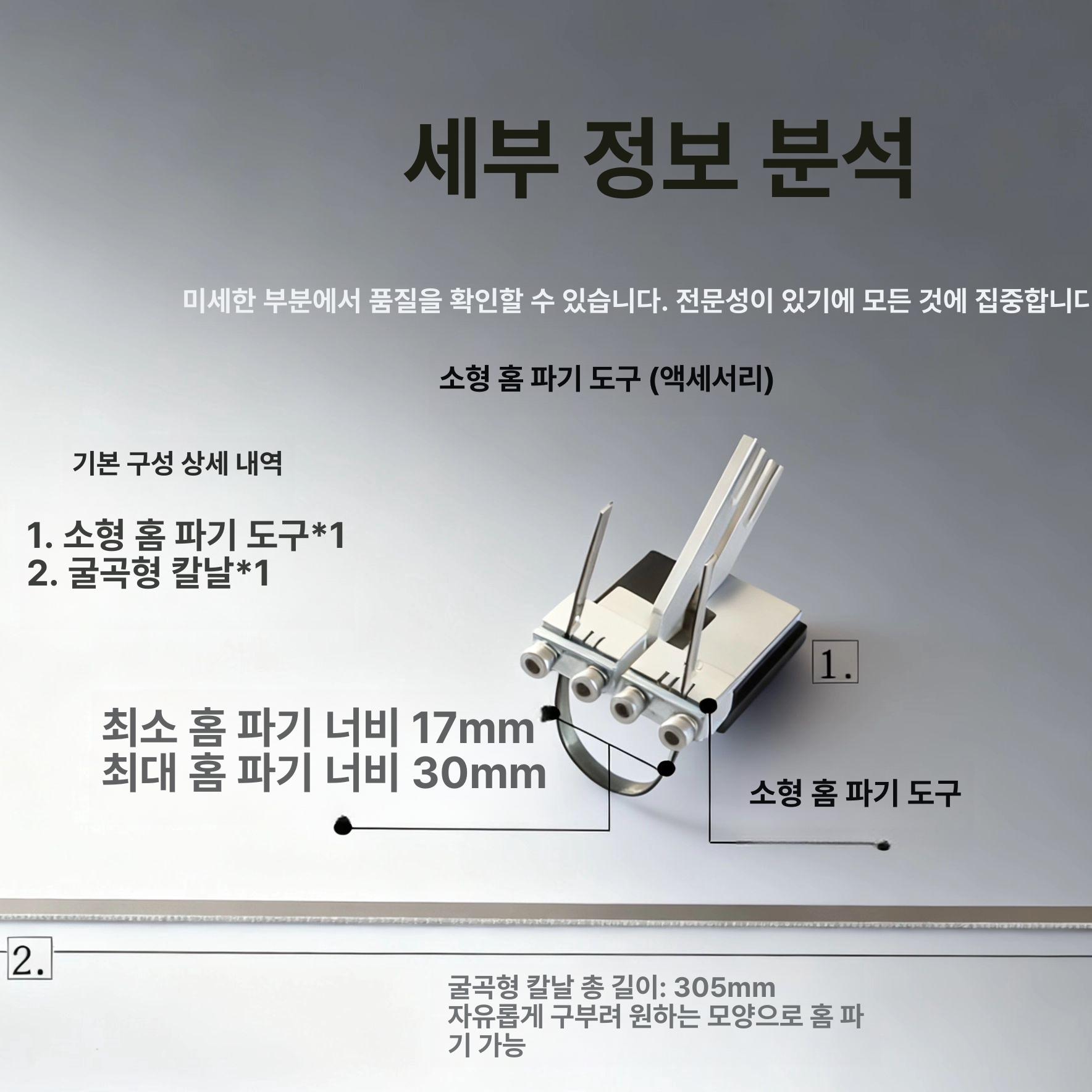 스티로폼 커팅기 절단 포장 열선 스펀지 홈파기 압출 7.5cm 직선 칼날 - 상세 이미지 3