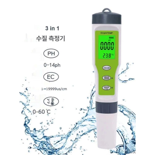전문가용 다기능 측정기 토양 ph ec 온도 수분계 산도 프로브 치즈 반죽 농도 측정 ph + ec + 온도 - 상세 이미지 5