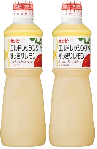 큐피 1L 드레싱 깔끔한 레몬 1000ml (업소용) 대용량 (2개입)