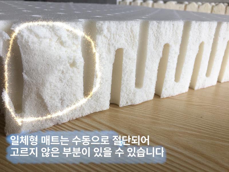 천연라텍스방석 10cm 높은방석 쿠션 차량용 시트 의자 사무실 고탄력 연그레이 원단 - 상세 이미지 3