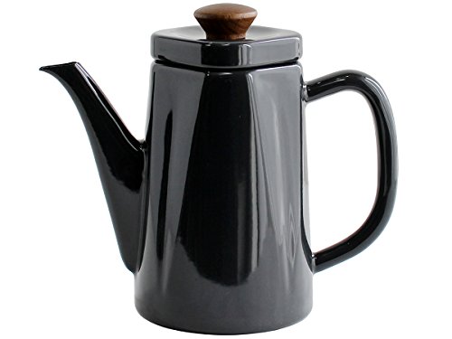 노다호로 커피 포트 1.2L 법랑 일본제 암비 그레이