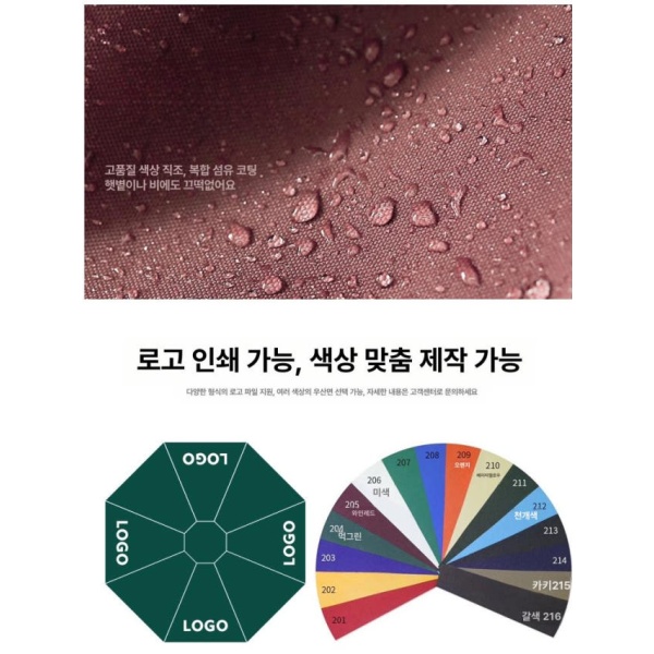 럭셔리 야외 피크닉 테이블 접이식 벤치 마당용 일체형 베란다 48기둥 수입하드우드 대리석 2.7m A 우드그레인 알루미늄 38기둥 2.0m - 상세 이미지 4