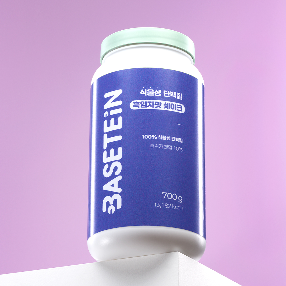 베이스틴 식물성 단백질 파우더 쉐이크 식사대용 보충제 꼬숩은 흑임자맛, 700g, 1개 이미지 3