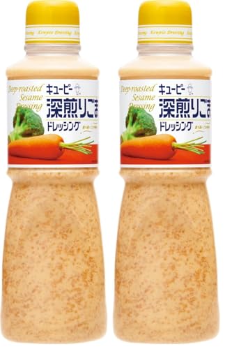 큐피 볶은 참깨 드레싱 600ml X 2개 대용량 (X 2)