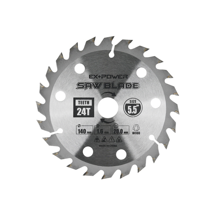 이엑스파워 팁소 원형톱날 목재용 140mm EXC-05024 - 상품 이미지