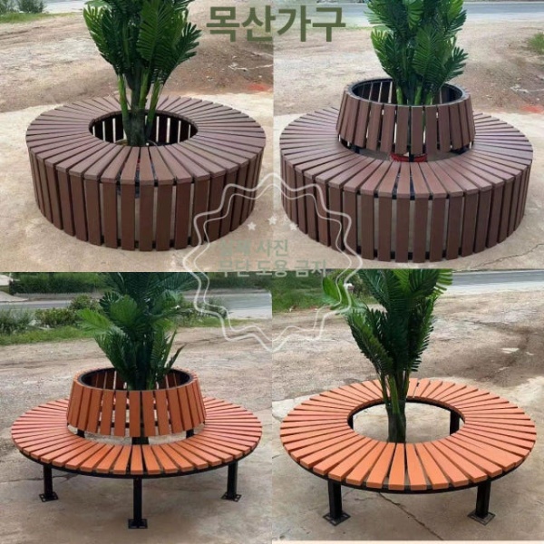 프리미엄 원형 벤치 야외 테라스 수목보호 광장 공원 쉼터 맞춤 없음 미터당 맞춤 없음 미터당 - 상세 이미지 2