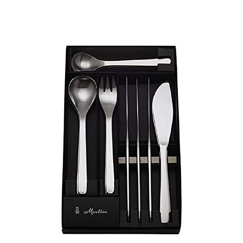 야나기소리 커틀러리 4종 20종 세트 디저트 20pcs 편의성을 추구한 심플한 폼 츠바메산조 일본제 18-8 스테인리스